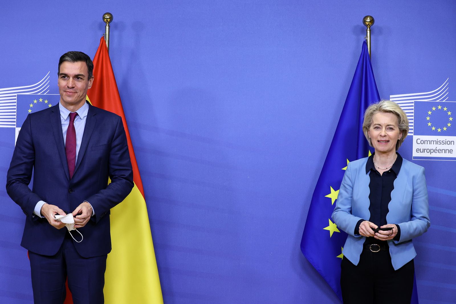 Von der Leyen y Sánchez comparten objetivo de precios energéticos razonables