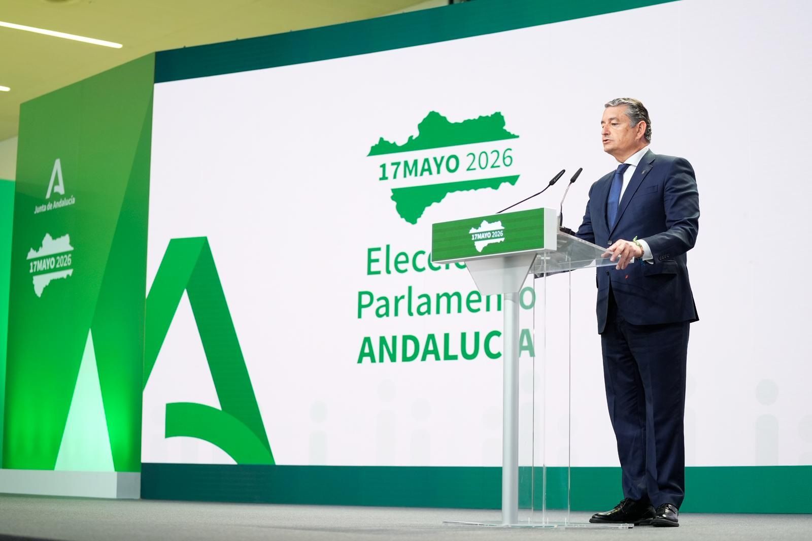 El consejero de Sanidad, Presidencia y Emergencias de la Junta de Andalucía, Antonio Sanz.