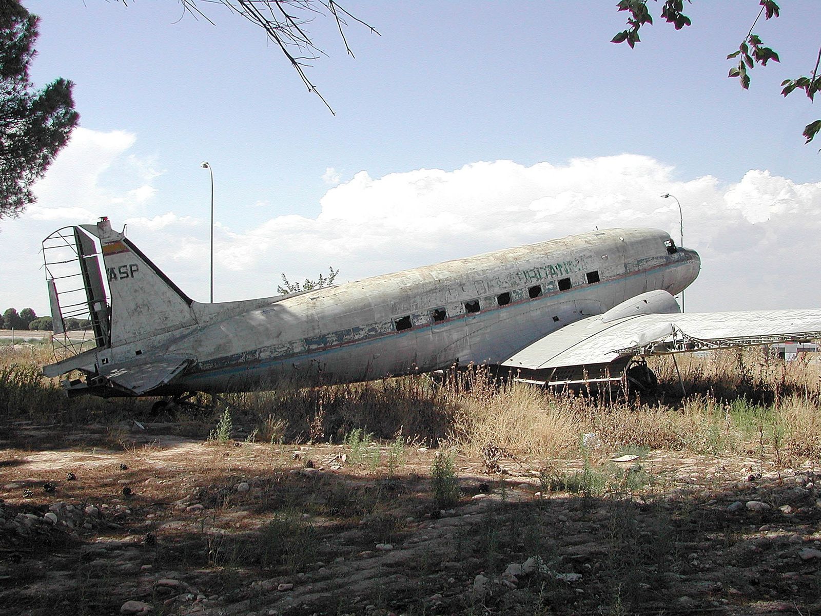 Archivo - Avion Abandonado Barajas