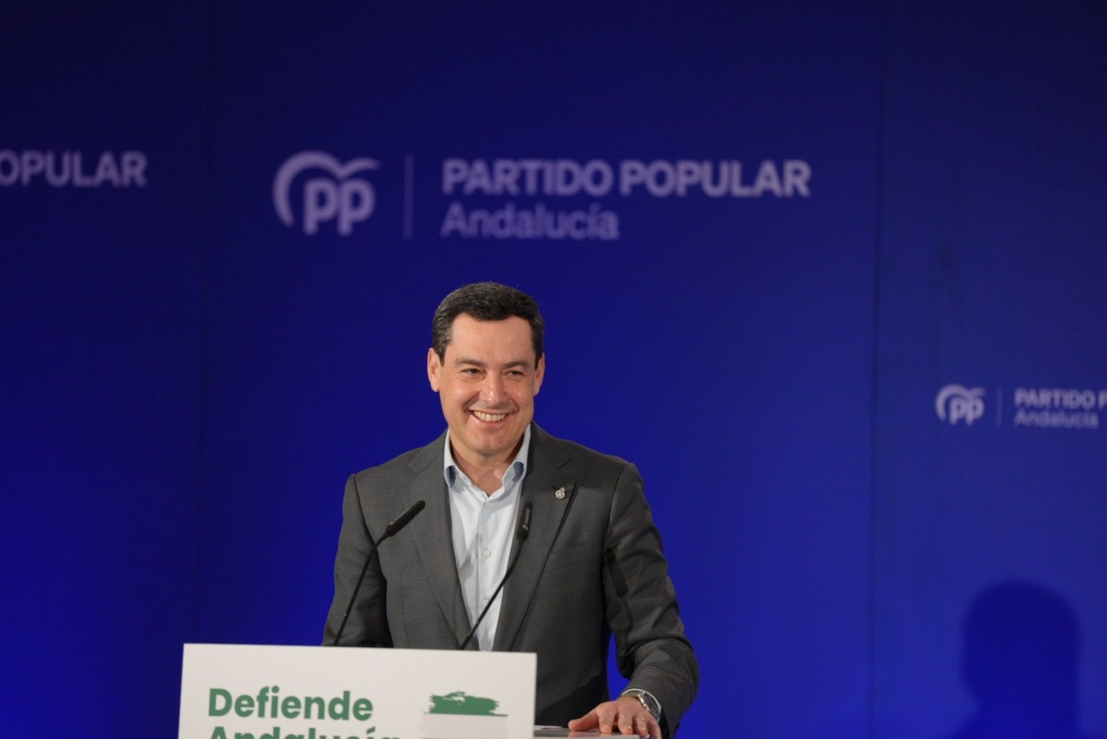 El presidente del PP de Andalucía, Juanma Moreno.