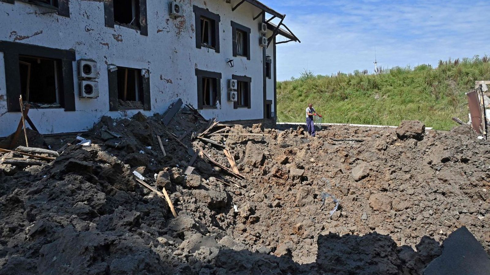 guerra casa destruida