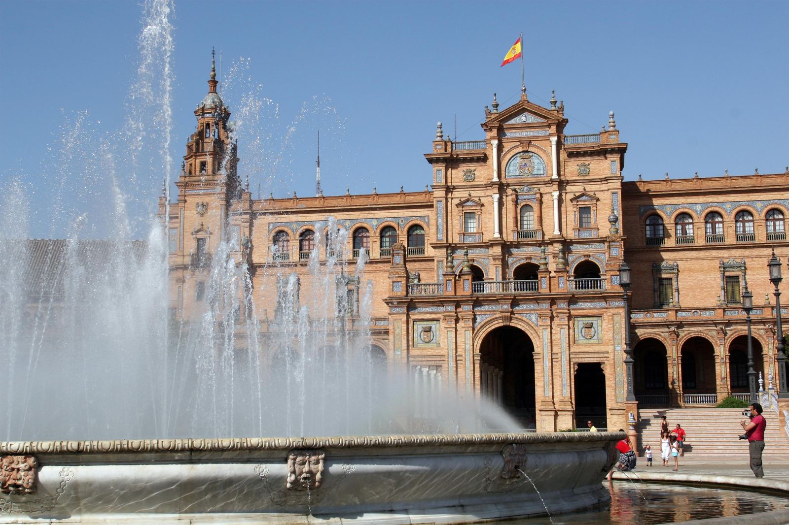 Archivo - Plaza de España de Sevilla