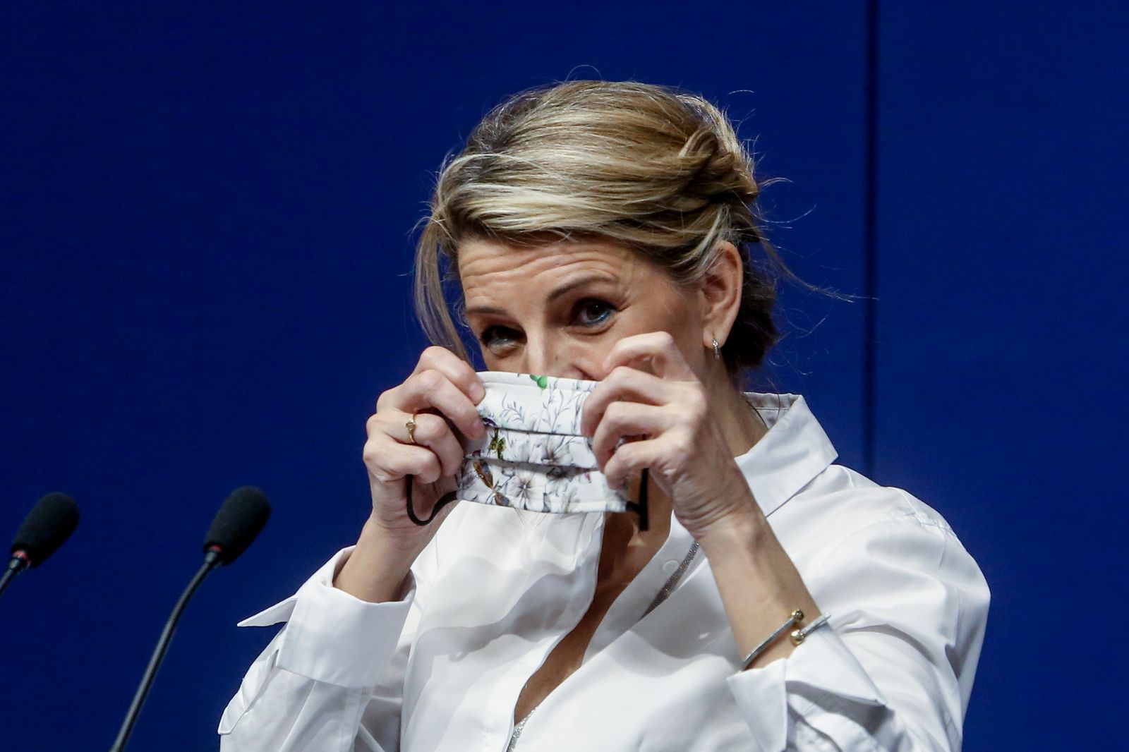 Archivo - La vicepresidenta segunda y ministra de Trabajo y Economía Social, Yolanda Díaz