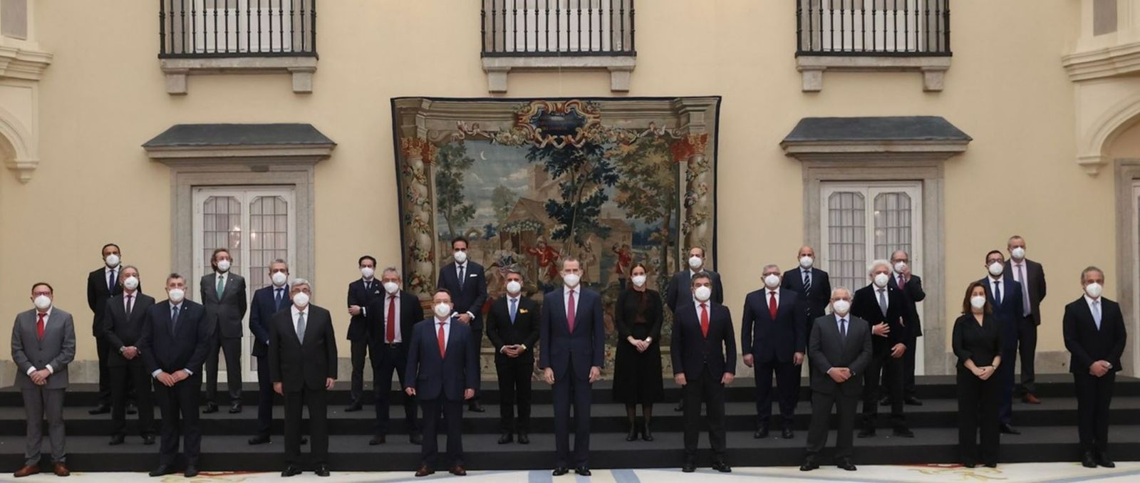 El rey Felipe VI recibe a Hostelería de España