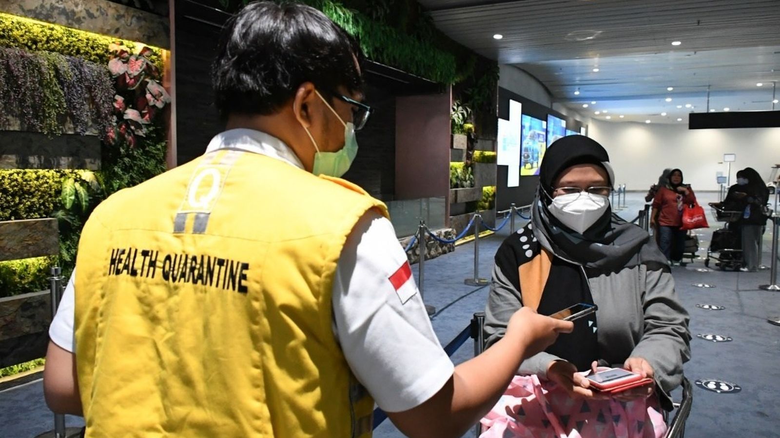 Indonesian officials ensure strict screening upon arrival