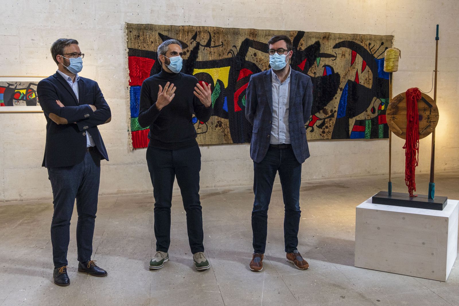 "Miró más allá del lienzo", una exposición inusual de objetos de sus talleres