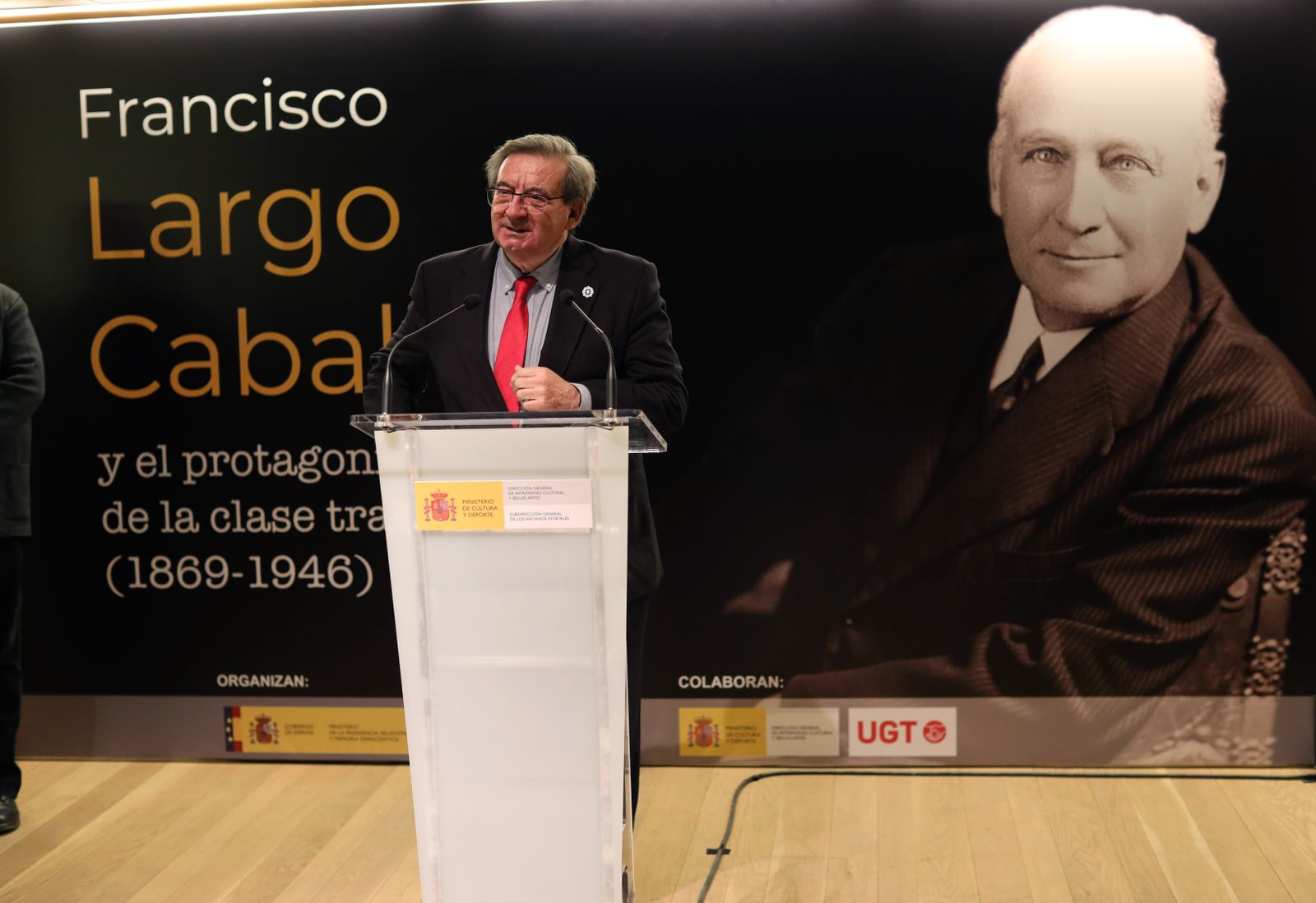 Una muestra rescata la figura del dirigente obrero y político Largo Caballero